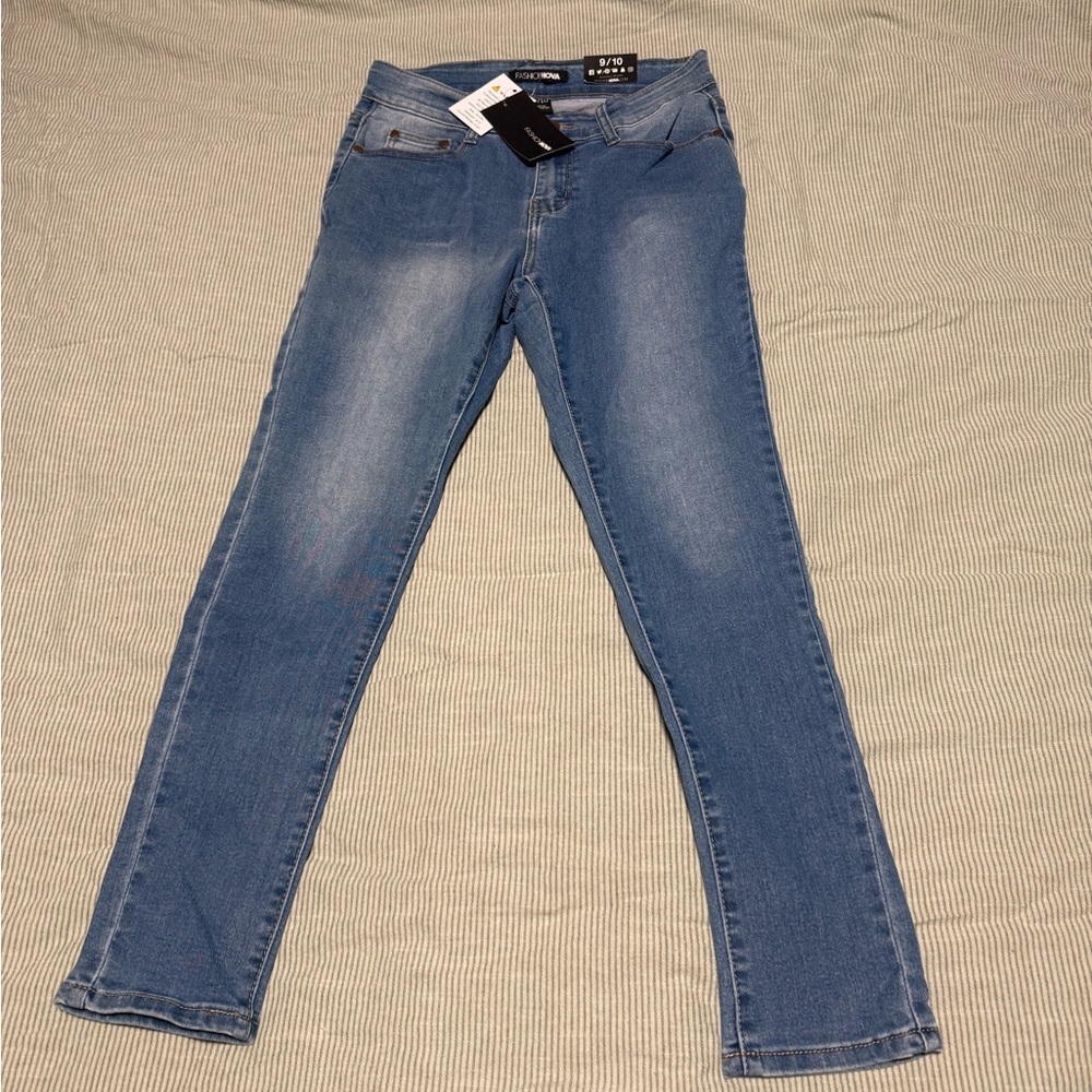 Fashion Nova Classic Blue Skinny Jeans